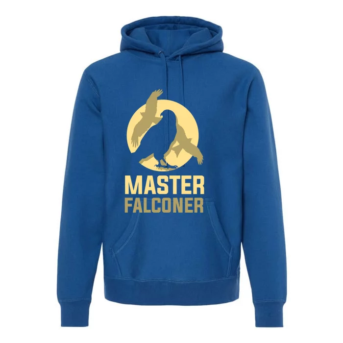 Falconry Cool Gift Master Falconer Gift Premium Hoodie