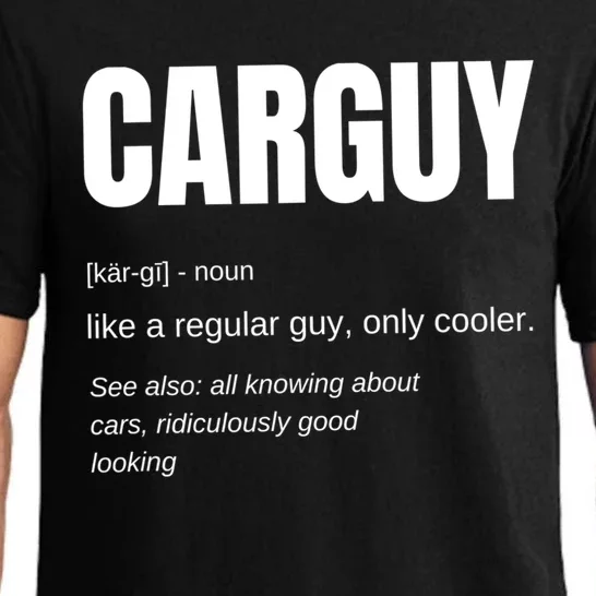 Funny Car Guy Funny Gift Car Guy Definition Pajama Set