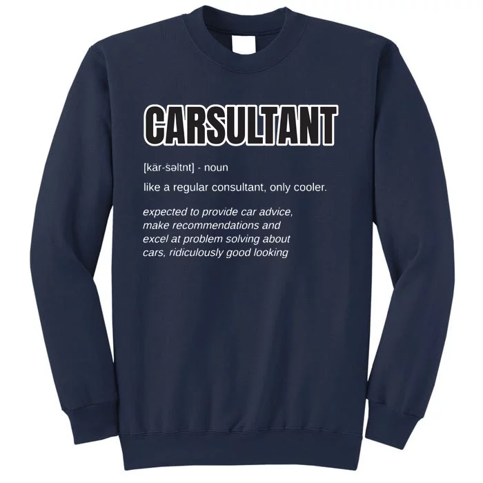 Funny Car Guy Gift CARSULTANT Definition Carguy Sweatshirt