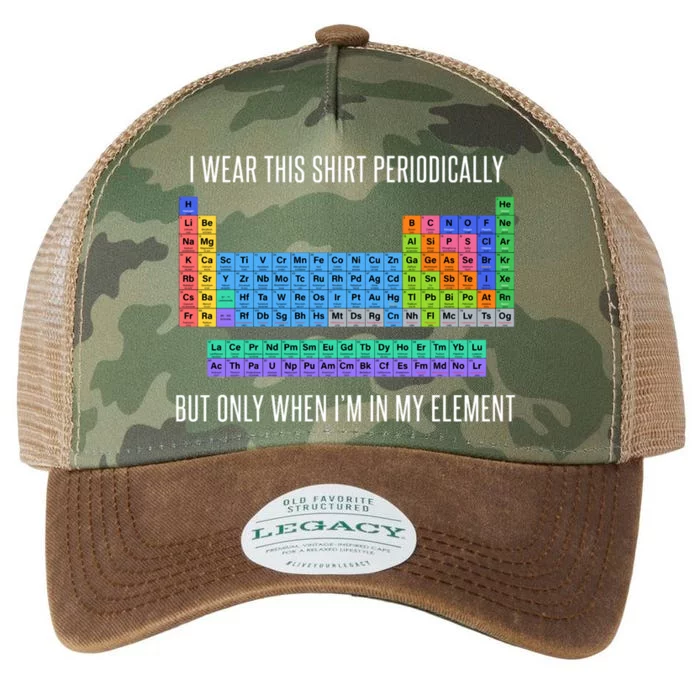 Funny Chemistry Gifti Wear This Periodically Legacy Tie Dye Trucker Hat