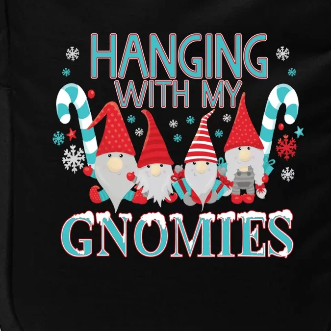 Funny Christmas Garden Gnome Gnomies Impact Tech Backpack