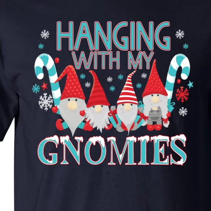 Funny Christmas Garden Gnome Gnomies Tall T-Shirt