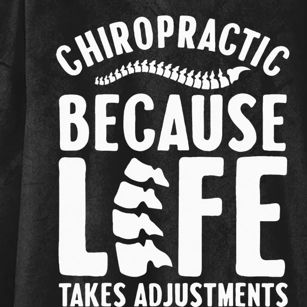 Funny Chiropractic Gift For Wo Chiropractic Assistant Hooded Wearable Blanket