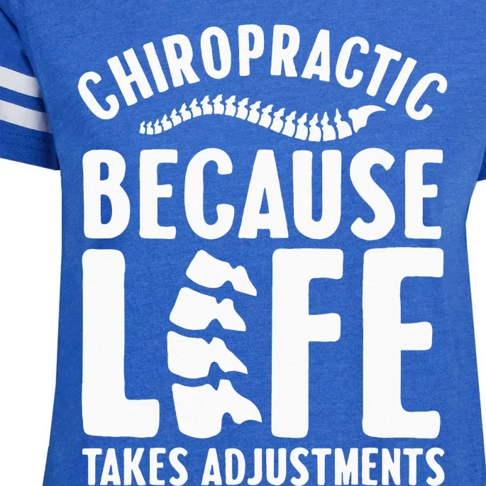 Funny Chiropractic Gift For Wo Chiropractic Assistant Enza Ladies Jersey Football T-Shirt