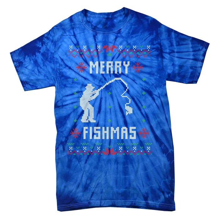 Fishing Christmas Gift For Mom Gift Tie-Dye T-Shirt