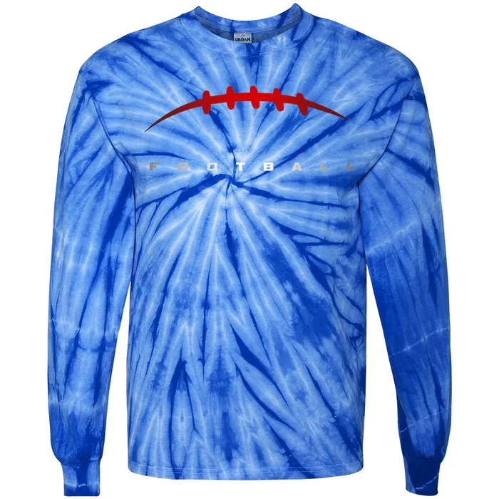 Football Cool Gift Football Great Gift Tie-Dye Long Sleeve Shirt