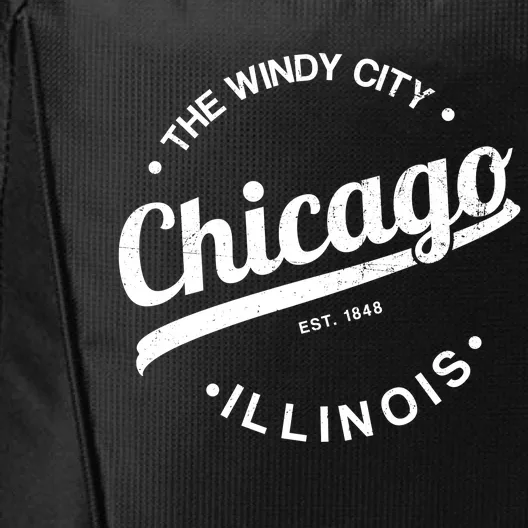 Funny Chicago Gift Windy City Tee Usa Metropolis Gift City Backpack