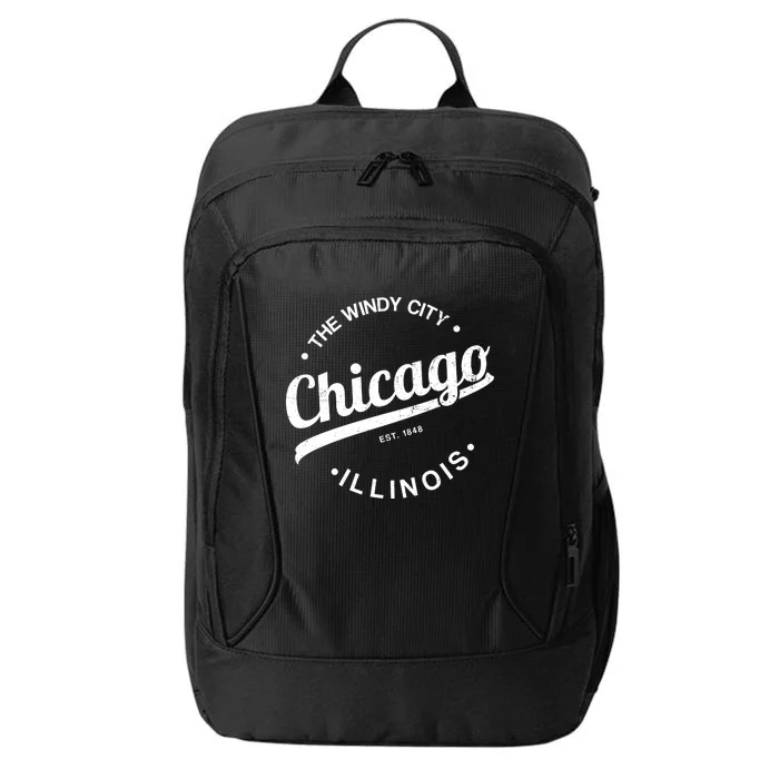 Funny Chicago Gift Windy City Tee Usa Metropolis Gift City Backpack