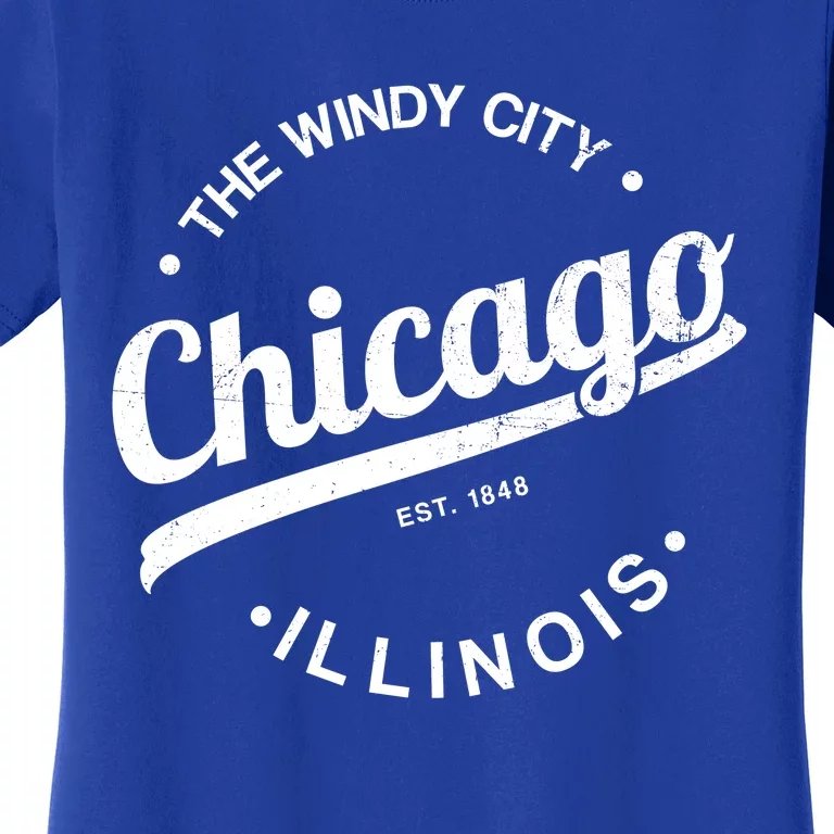 Funny Chicago Gift Windy City Tee Usa Metropolis Gift Women's T-Shirt