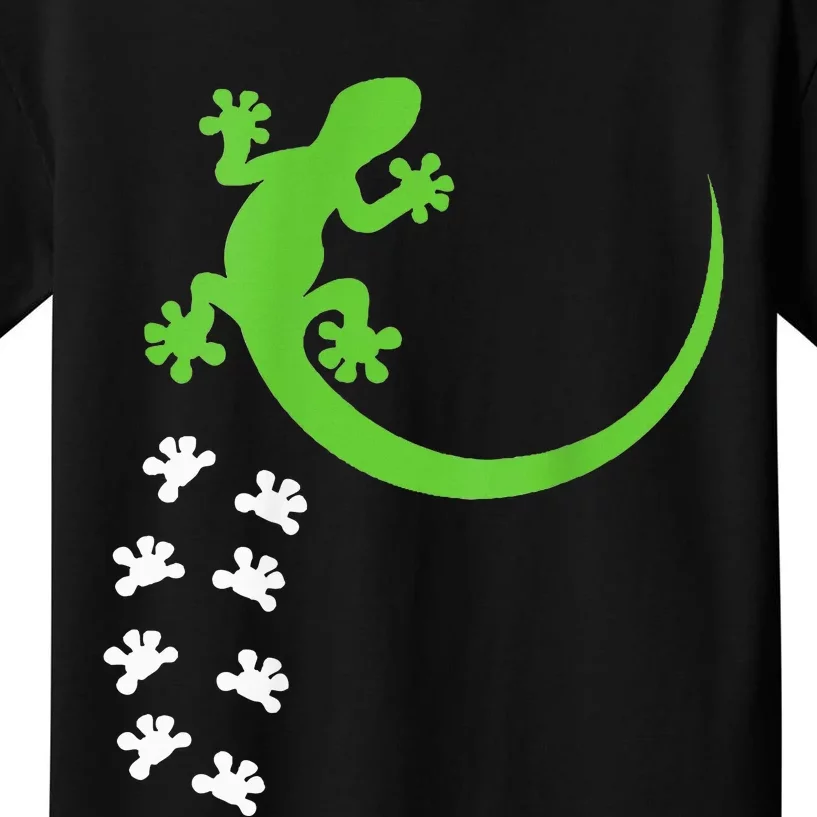 Fun Crested Gecko Eyelash Lizard Reptile Pet Herpetologist Kids T-Shirt