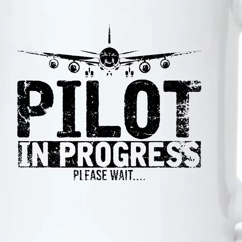 Funny Copilot Gift Flight Pilot In Progress Future Pilot Black Color Changing Mug