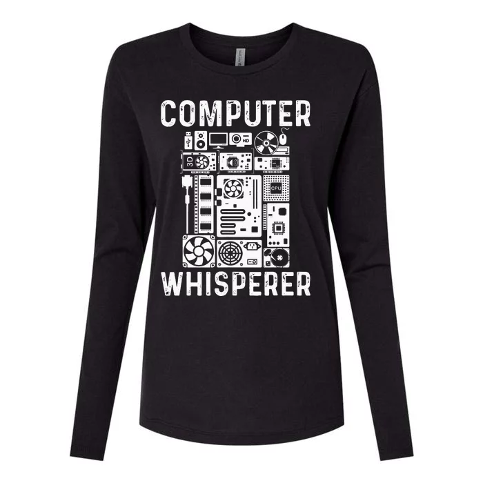 Funny Computer Geek Tech Nerd Gift Men Women Cool Support Womens Cotton Relaxed Long Sleeve T-Shirt