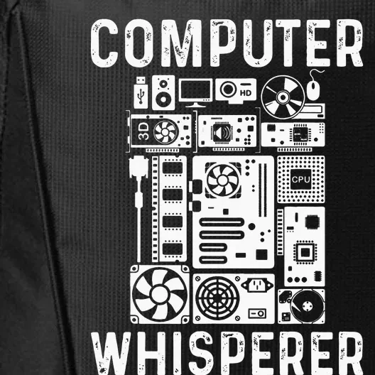 Funny Computer Geek Tech Nerd Gift Men Women Cool Support City Backpack