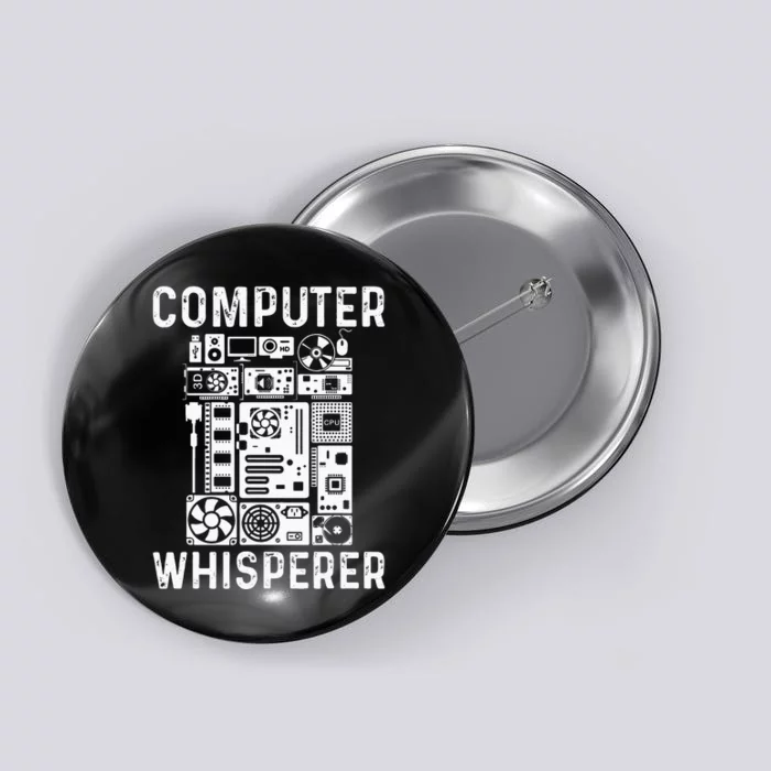 Funny Computer Geek Tech Nerd Gift Men Women Cool Support Button