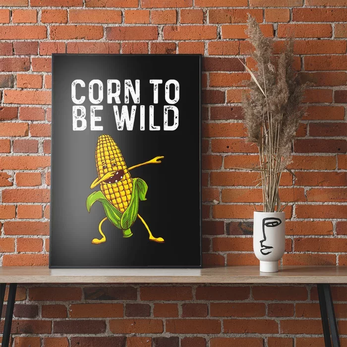 Funny Corn Gift For Men Women Corn On The Cob Costume Farmer Poster