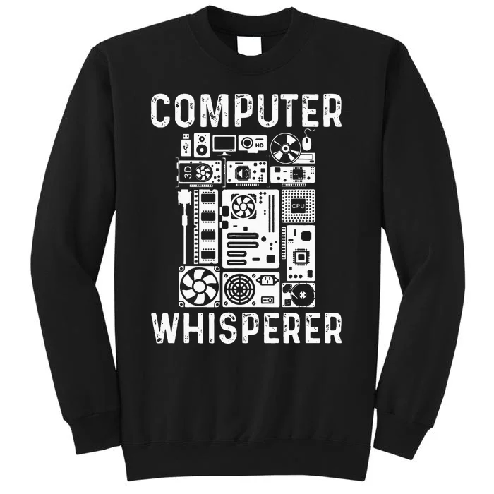 Funny Computer Geek Tech Nerd Gift Men Women Cool Support Tall Sweatshirt