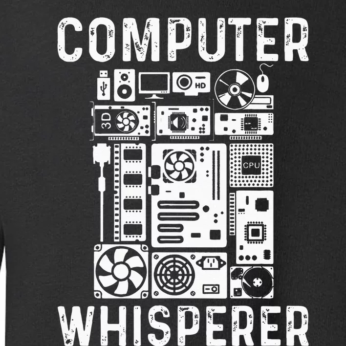 Funny Computer Geek Tech Nerd Gift Men Women Cool Support Toddler Sweatshirt