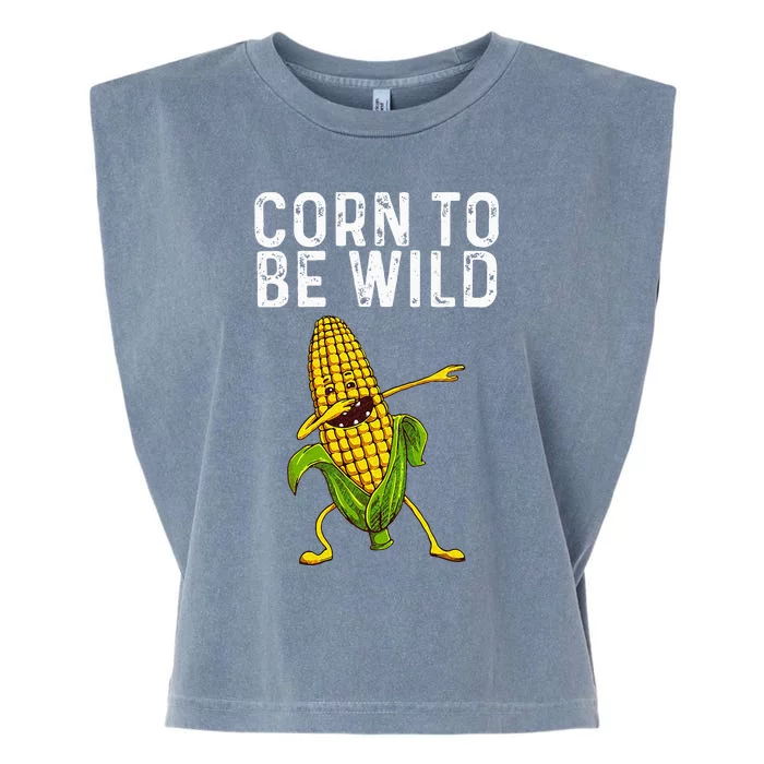 Funny Corn Gift For Men Women Corn On The Cob Costume Farmer Garment-Dyed Women's Muscle Tee