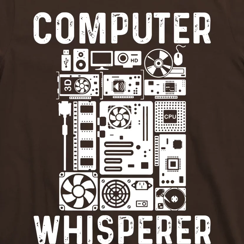 Funny Computer Geek Tech Nerd Computer Whisperer T-Shirt