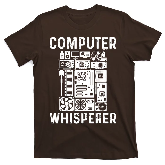 Funny Computer Geek Tech Nerd Computer Whisperer T-Shirt