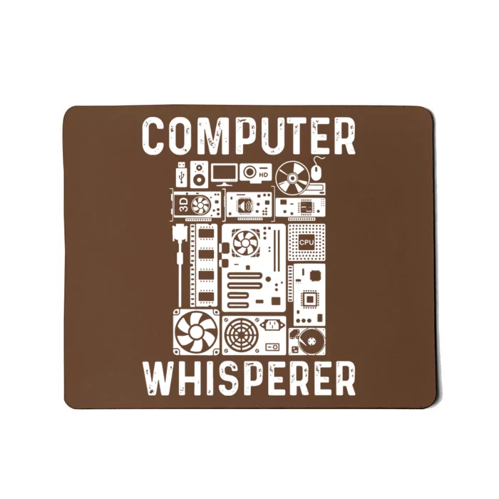 Funny Computer Geek Tech Nerd Computer Whisperer Mousepad