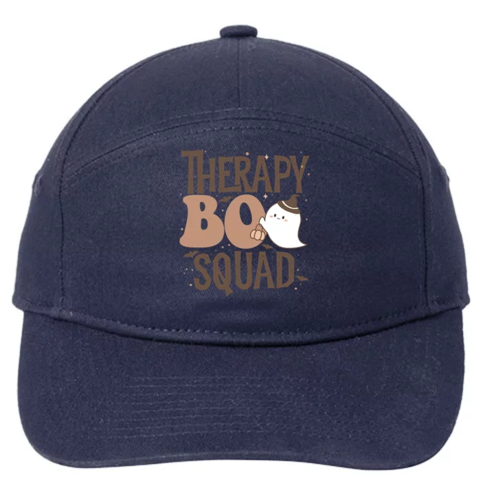 Funny Cute Halloween Specialist Boo Squad Costume Teacher Gift 7-Panel Snapback Hat