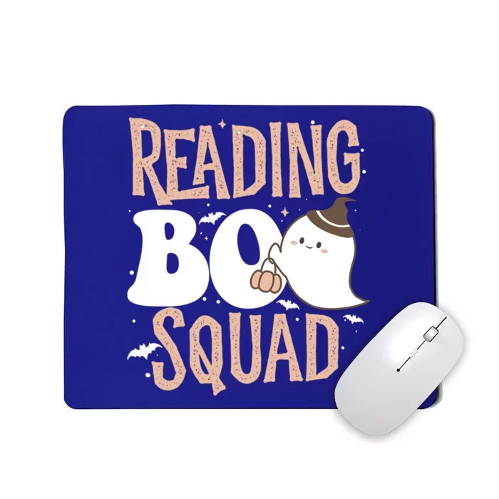 Funny Cute Halloween Reading Boo Squad Costume Teacher Great Gift Mousepad