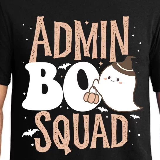 Funny Cute Halloween School Admin Boo Squad Costume Cute Gift Pajama Set