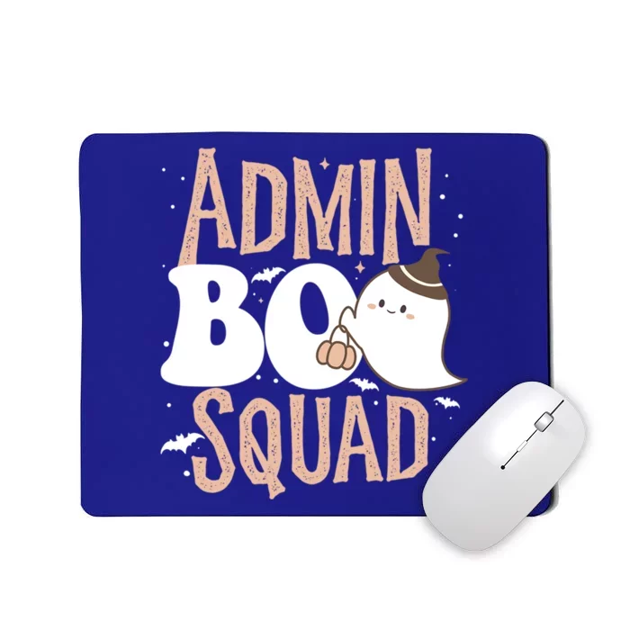 Funny Cute Halloween School Admin Boo Squad Costume Cute Gift Mousepad