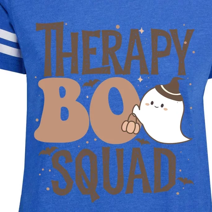 Funny Cute Halloween Specialist Boo Squad Costume Teacher Gift Enza Ladies Jersey Football T-Shirt