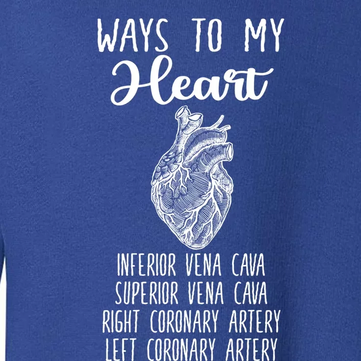 Funny Cardiology Heart Cardiologist Gift Medical Student Cute Gift Toddler Sweatshirt