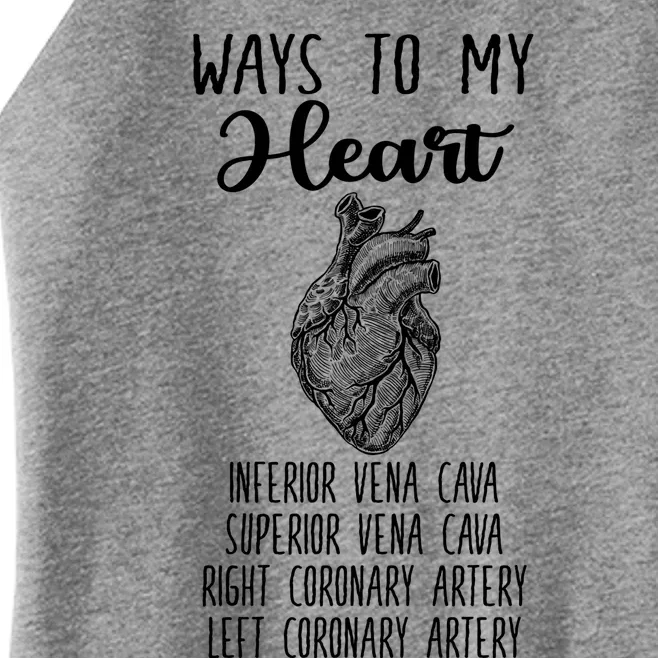 Funny Cardiology Heart Cardiologist Gift Medical Student Cute Gift Women’s Perfect Tri Rocker Tank