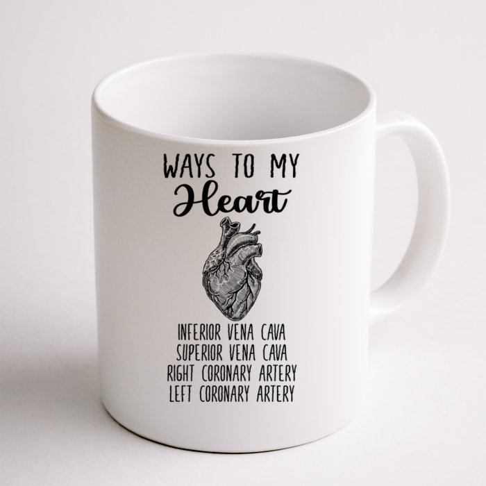 Funny Cardiology Heart Cardiologist Gift Medical Student Cute Gift Front & Back Coffee Mug