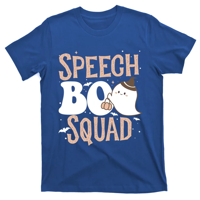 Funny Cute Halloween Speech Boo Squad Costume Teacher Cute Gift T-Shirt