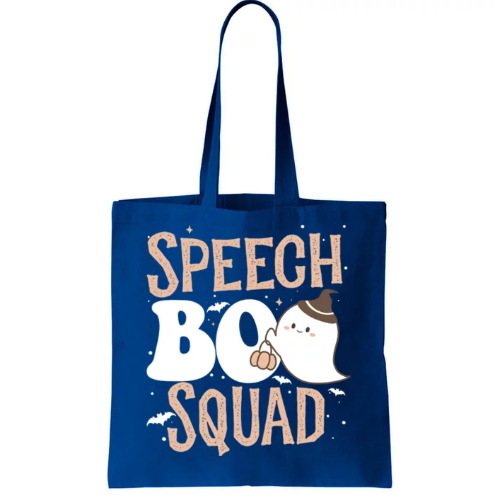 Funny Cute Halloween Speech Boo Squad Costume Teacher Cute Gift Tote Bag