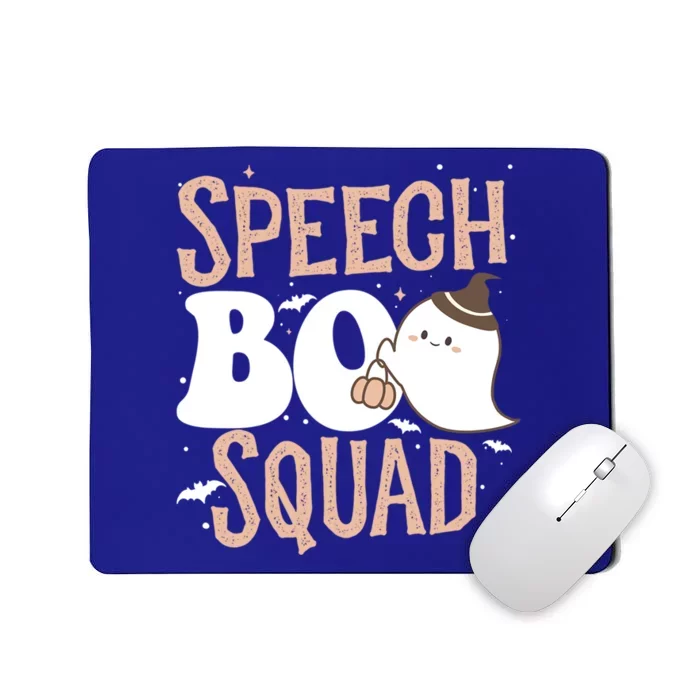 Funny Cute Halloween Speech Boo Squad Costume Teacher Cute Gift Mousepad