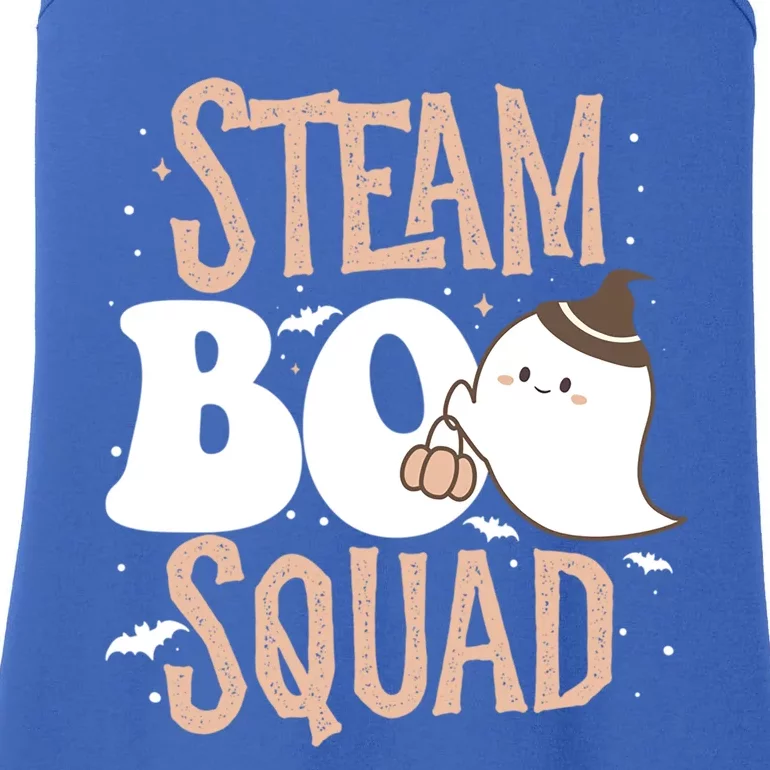 Funny Cute Halloween Steam Boo Squad Costume Teacher Gift Ladies Essential Tank