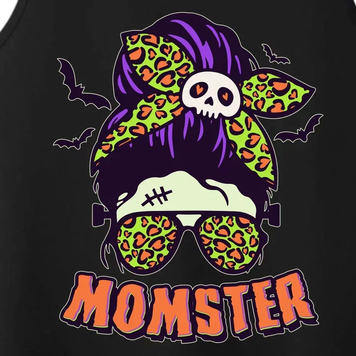 Funny Cute Halloween Momster Performance Tank