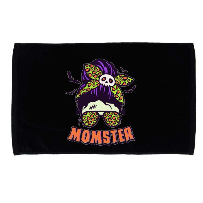 Funny Cute Halloween Momster Microfiber Hand Towel