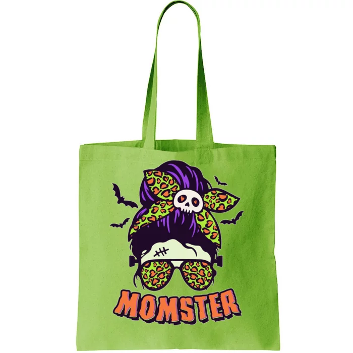 Funny Cute Halloween Momster Tote Bag