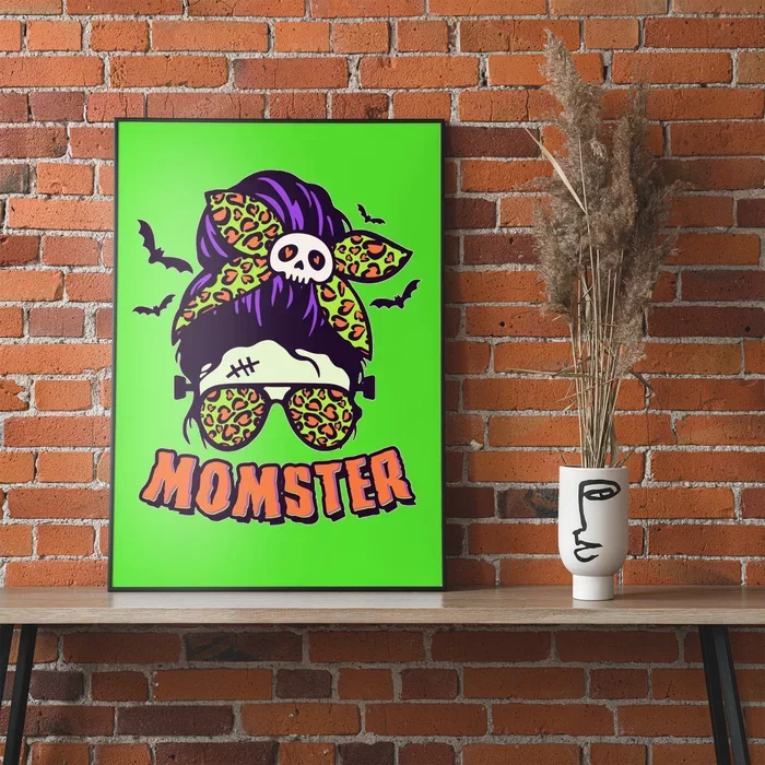 Funny Cute Halloween Momster Poster