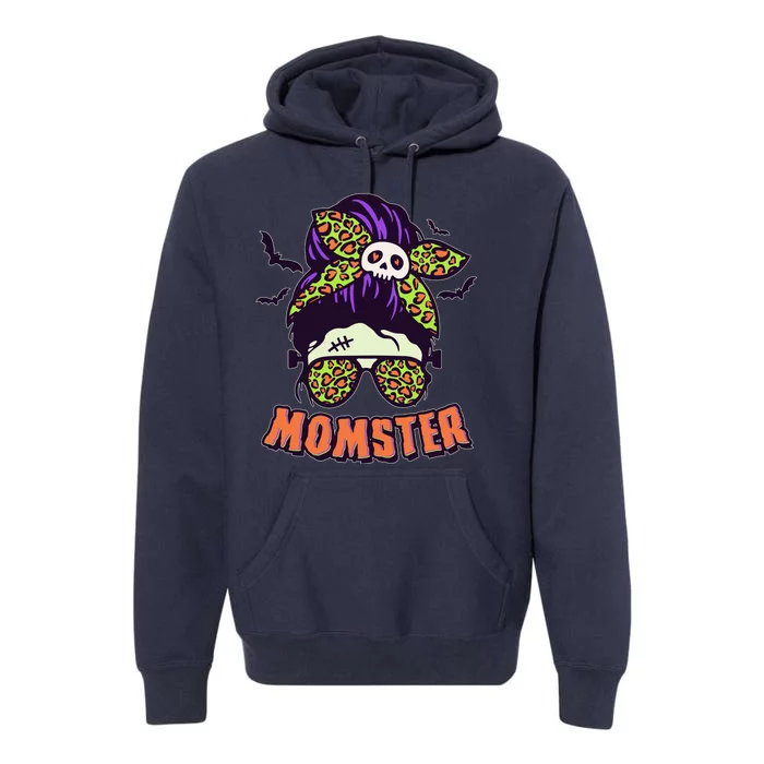 Funny Cute Halloween Momster Premium Hoodie