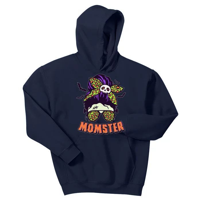 Funny Cute Halloween Momster Kids Hoodie