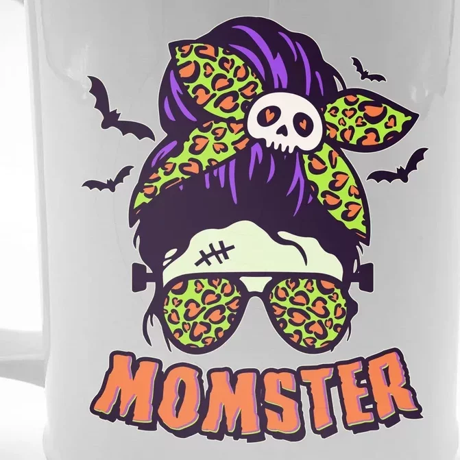 Funny Cute Halloween Momster Front & Back Beer Stein