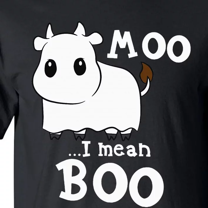 Funny Cow Halloween Costume Cows Boo Tall T-Shirt