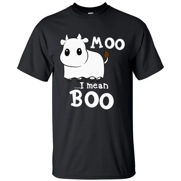 Funny Cow Halloween Costume Cows Boo Tall T-Shirt