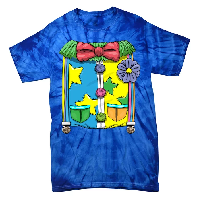 Funny Clown Halloween Costume Suit Tie-Dye T-Shirt