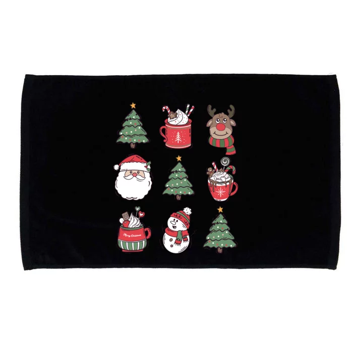 Festive Christmas Holiday Lover Microfiber Hand Towel