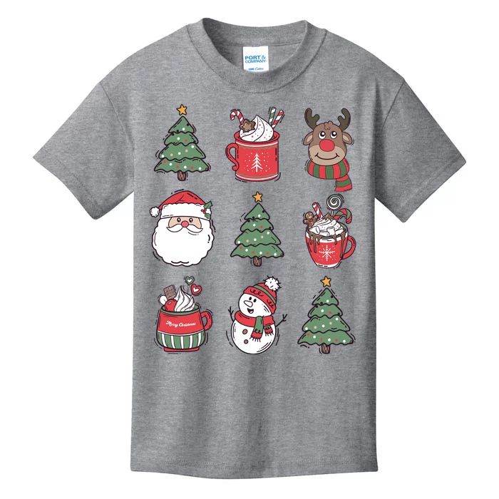 Festive Christmas Holiday Lover Kids T-Shirt