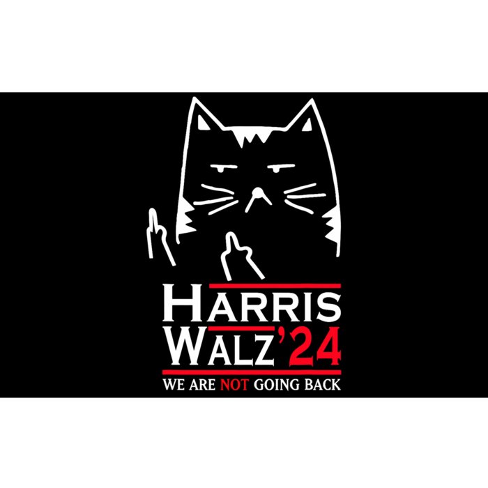 Funny Cat Harris Waltz 2024 Kamala Harris 2024 Tim Walz 2024 Bumper Sticker